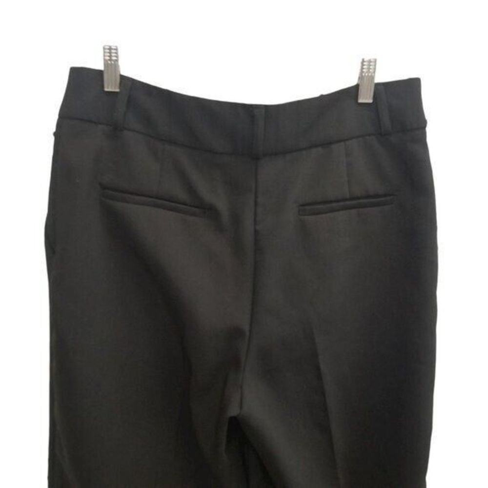 Cynthia Rowley Womens Size 8 Black Solid Cropped Dress Pants - Picture 5 of 9